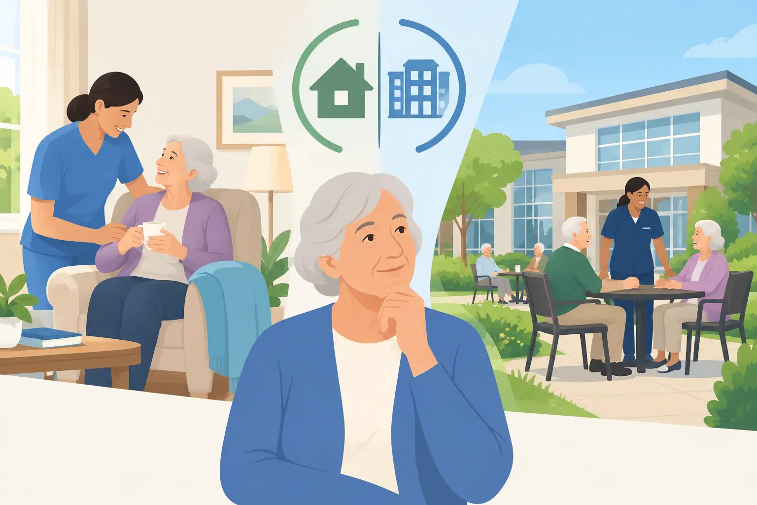 Home Care Versus Assisted Living for Seniors